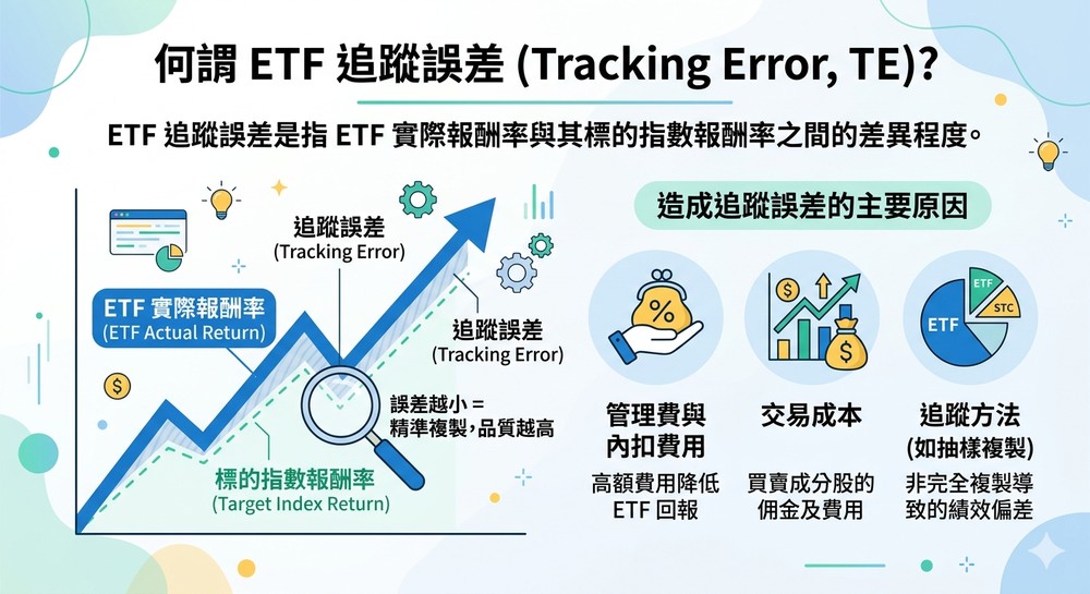 ETF 追踪误差是什么?先搞懂 ETF tracking error 的意思