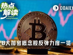 BTC重返8万美元!八大加密概念股反弹力度一览